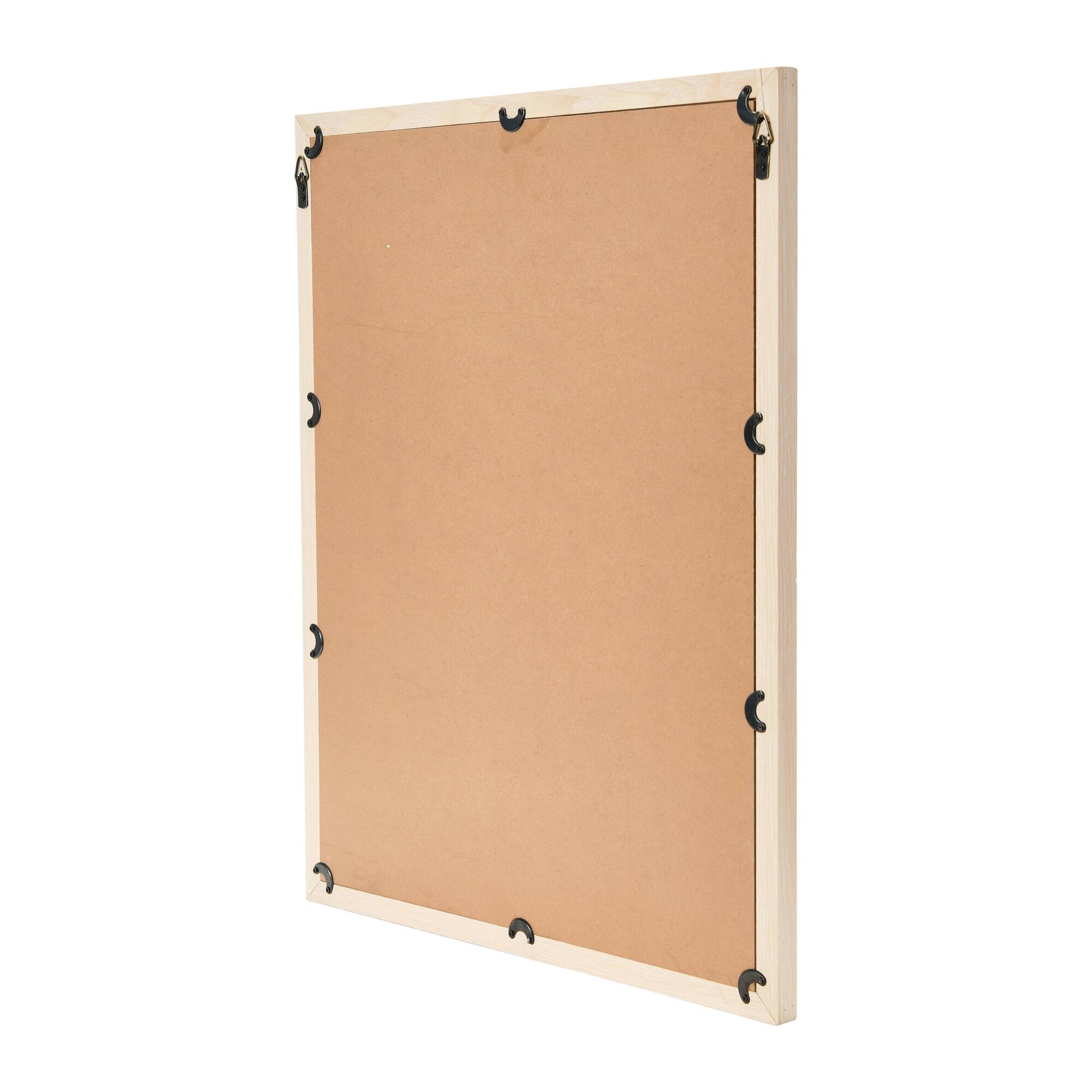 Hello Honey® Abstract Geometric Print with Natural Wood Frame